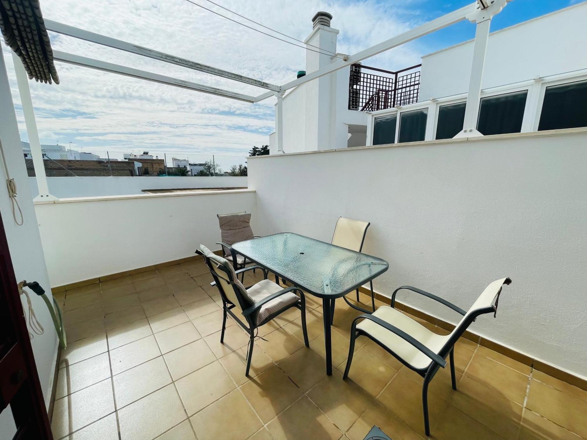 Atico Premium Conil Con 2 Terrazas, Parking, Piscina, Aire Ac Y Wifi -Solo Familias Y Parejas- Daire Conil De La Frontera Dış mekan fotoğraf